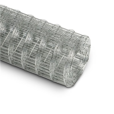 Сетка оцинкованная, сварная, 5×0.5 м, ячейка 25×25 мм, d=0.7 мм, Greengo