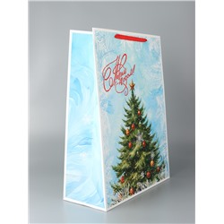 Пакет подарочный новогодний ламинированный «С Новым годом», XXL 61×46×20 см