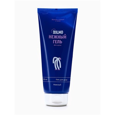 Гель для душа Silno с экстрактом гибискуса и розы, 200 мл