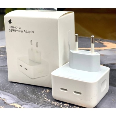 Сетевое зарядное устройство с двумя портами Type-C 35W USB-C