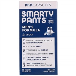 SmartyPants, PhD Capsules, формула для мужчин, 60 растительных капсул