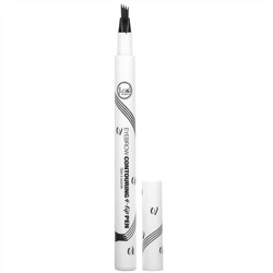 J.Cat Beauty, Eyebrow Contouring 4-Tip Pen, Charcoal Black, 0.05 oz  (1.5 g)
