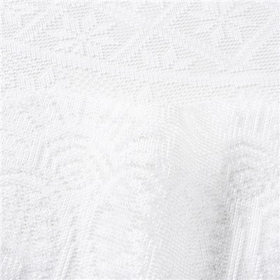 Скатерть «Доляна. Ажур», белая, d=180±5 см, 100% п/э