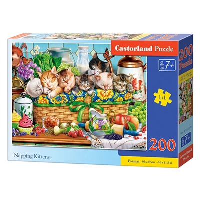 Пазлы 200 "Тихий час" Premium