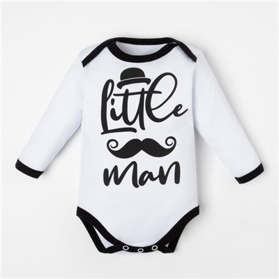 Боди с длинным рукавом «Крошка Я. Джентльмен», рост 86-92 см