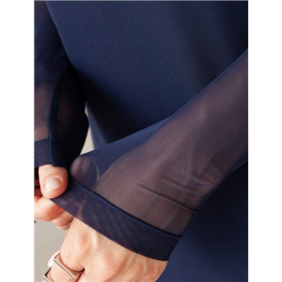 Платье из сетки с подкладкой