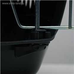 Переноска для животных до 9 кг «Пижон», металлическая дверь, 43×29×27.5 см, серая