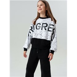 Комплект трикотажный для девочек: толстовка, брюки