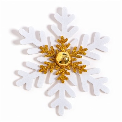 Новогодний декор «Снежинки», набор 6 шт.