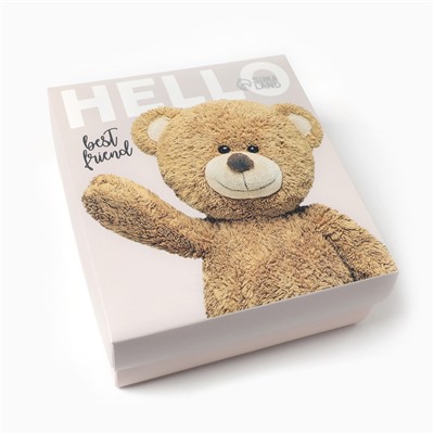 Подарочный набор KAFTAN Hello: термос и носки 3 пары, размер 37-39 (23-25 см)