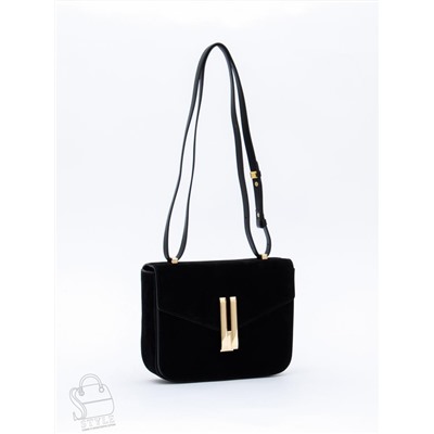 Сумка женская кожаная 1045MF black Polina&Eiterou