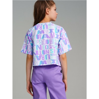 Фуфайка трикотажная для девочек (футболка)