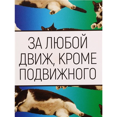 Ланч - бокс прямоугольный «За любой движ, кроме подвижного», 1200 мл