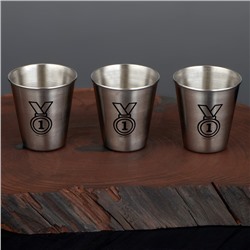 Стопки в чехле «Мастер спирта»: набор 3 шт. × 30 мл