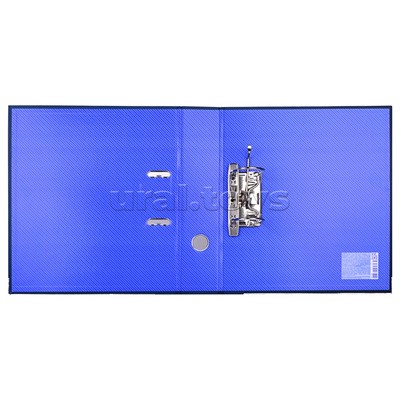 Папка с арочным механизмом "Герб" A4 75 мм, матовая ламинация, выборочный лак, картонная разобранная, металлическая окантовка, цветная запечатка форзаца, в пластиковом пакете