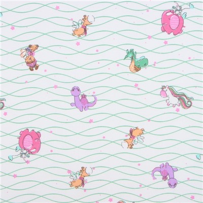 Пелёнка «Крошка Я. Сказочные герои», 90×120 см, хлопок 100%, фланель