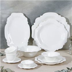 Блюдо Magistro «Сюита», d=35.8 см, фарфор, белое