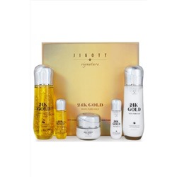 Jigott Набор средств для лица: тонер, эмульсия, крем / Signature 24K Gold Essential Skin Care 3 Set KRISTALLER, 1114028