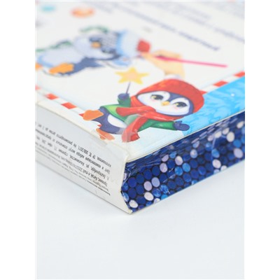 УЦЕНКА Алмазная мозаика на подвеске "Пингвинчик"+ емкость, стержень с клеевой подушечкой 1096191