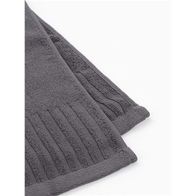 Полотенце махровое «Этель. Минимализм» 70×140 см, 100% хлопок, 360 г/м², графит