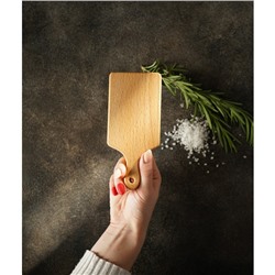 Доска деревянная для подачи и сервировки канапе Доляна, 15×7×1,6 см, массив бука