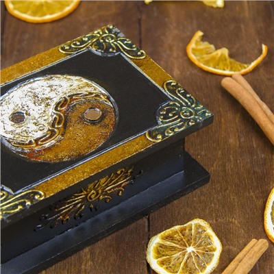 Шкатулка «Инь-Янь», 15×10×5 см, МДФ