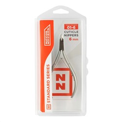 Nippon Nippers Кусачки маникюрные для кутикулы / Standard NN_NS-01-6, двойная пружина, ручная заточка, 6 мм 23816