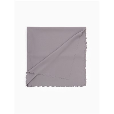 Скатерть «Доляна», однотонная, серая, 140×100 см