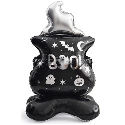 Шар 3D (58''/147 см) Фигура на подставке, Хэллоуин, Волшебный котел, 1 шт. в уп.