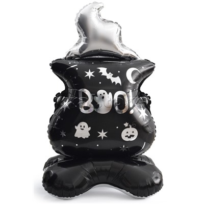 Шар 3D (58''/147 см) Фигура на подставке, Хэллоуин, Волшебный котел, 1 шт. в уп.