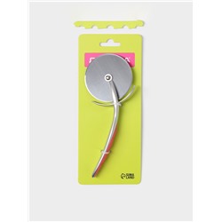 Нож для пиццы и теста Доляна Redline, d=6.5 см, нержавеющая сталь, красный