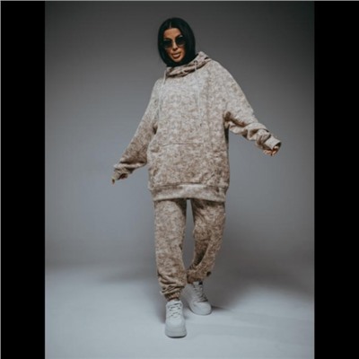 Худи женское Ваниль (Бежевый варёнка)