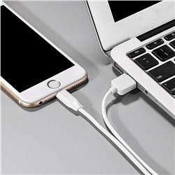 Кабель USB - Apple lightning Hoco X1 Rapid 12W 200см 2,4A  (white)