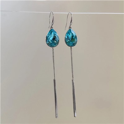Серьги с кристаллами Swarovski