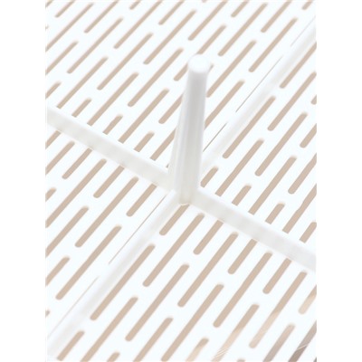 Лоток ALTA для кошек с сеткой 50×38×13.5 см, бело-бежевый