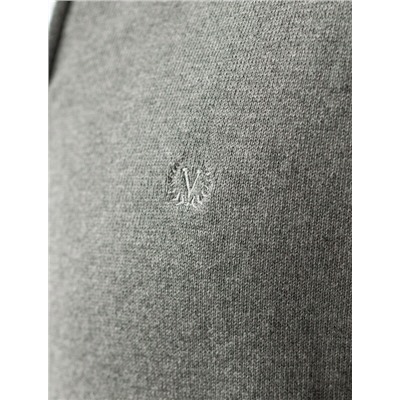 Кардиган на молнии из хлопка с нейлоном