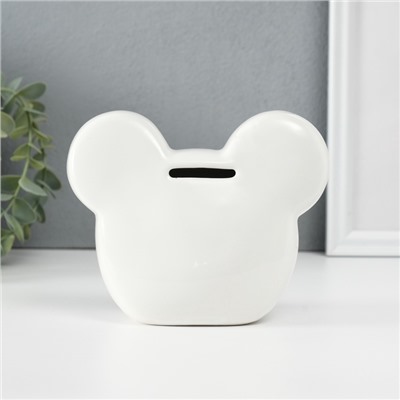 Копилка для денег «Милый мышонок», керамика, 8.9×14.8×11.8 см