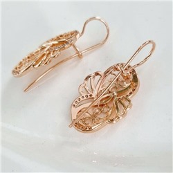 Серьги коллекция "Дубай" покрытие позолота, 452546, арт.214.251