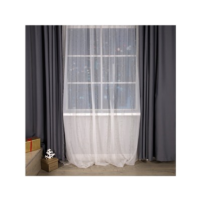 Гирлянда «Занавес» 2×3 м, IP20, прозрачная нить, 720 LED, свечение мульти, 8 режимов, 220 В