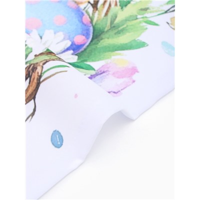 Салфетка пасхальная на стол «Пасхальный венок» 65×65 см