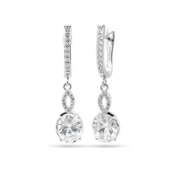 Серьги из серебра куб.циркон., МЦВ113