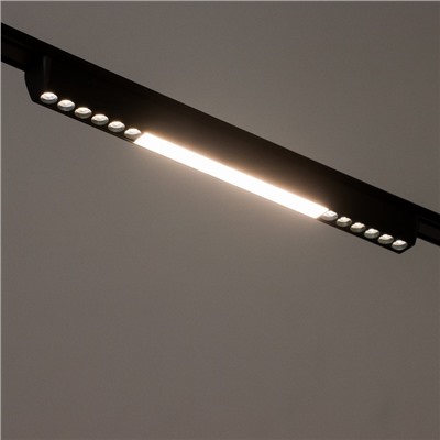 Светильник трековый BayerLux SLIM «Линия трек44», LED, 24 Вт, 3000-6000К 48 В, CRI90, 3.2×3.8×44.6 см, чёрный