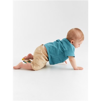 Футболка детская MINAKU, рост 74-80 см, голубая