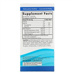 Nordic Naturals, омега-3, со вкусом лимона, 690 мг, 120 капсул