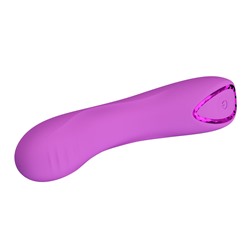 Фиолетовый мини-вибратор DJ Dick - 12,7 см.