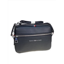 Сумка мужская из искусственной кожи, цвет черный