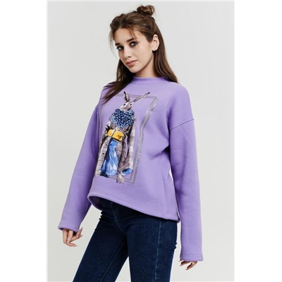 Толстовка 67028 (Бледно-сиреневый)