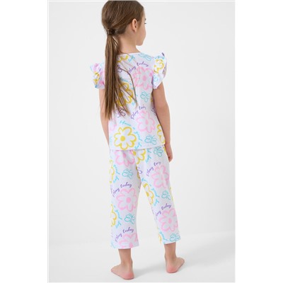 Пижама трикотажная для девочек PLAYTODAY, 1240909