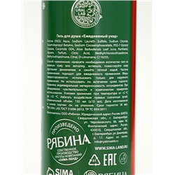 Подарочный набор новогодний «Дед Мороз», гель для душа 2 шт х 150 мл, мочалка, URAL LAB