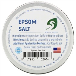 White Egret Personal Care, английская соль, 57 г (2 унции)
